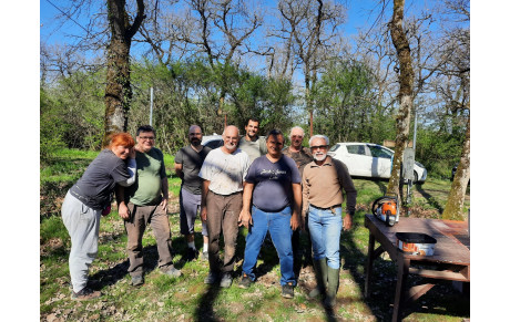 Remplacement de cibles au bois du Pyroutet